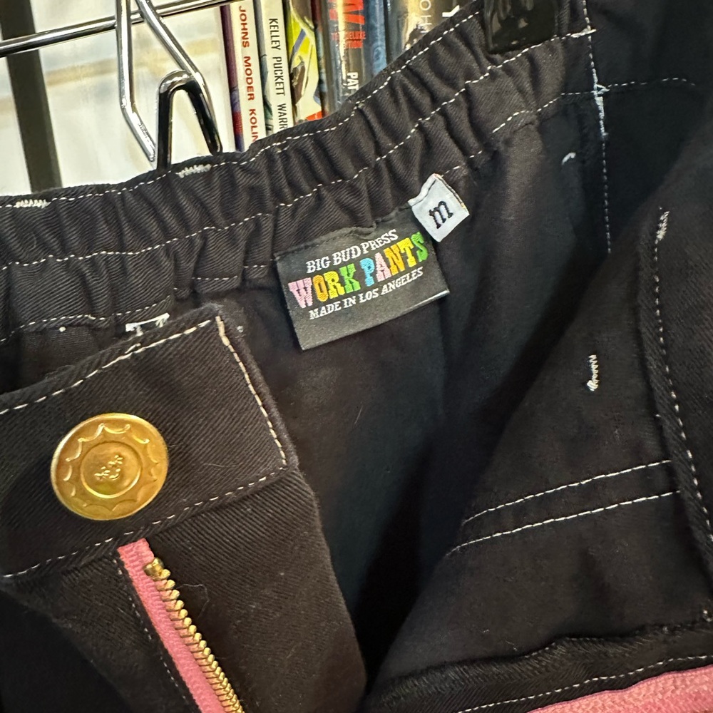 Big Bud Press Black Pants with Rainbow Pockets - Picture 4 of 4
